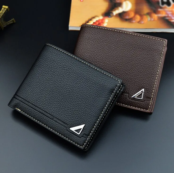 2021 Brand Leather Purse Rfid Long Male Clutch Wallet Mens Money Bag New Korean Short Wallet Casual Men Wallet