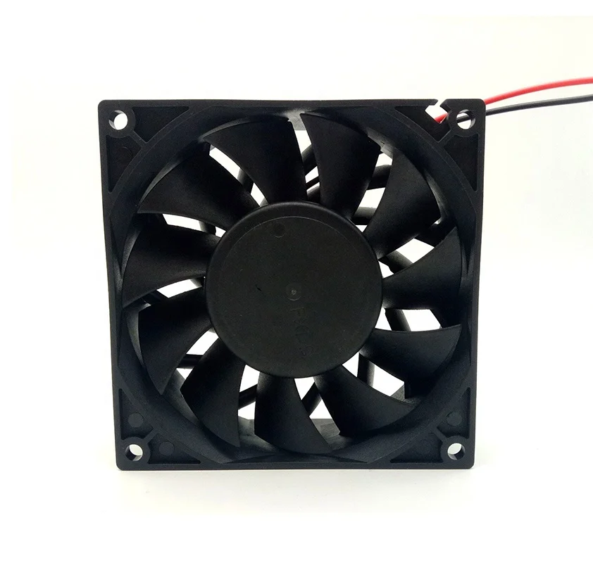 Super speed 92X92X38mm 12 volt dc brushless cooling fan 12v hydraulic motor