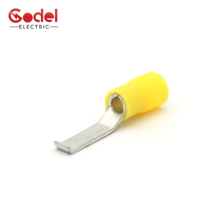 Терминал LBV серии медь или латунь винил изолированный Lipped ножевой соединитель терминал