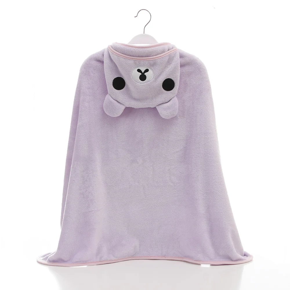 High Quality Wholesale Super Soft Baby Blanket Scarf Shawl Embroidered Hooded Blanket