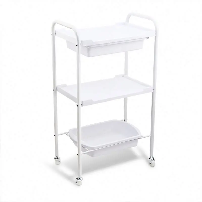 2019 hot sale professional portable salon cart trolley on wheels