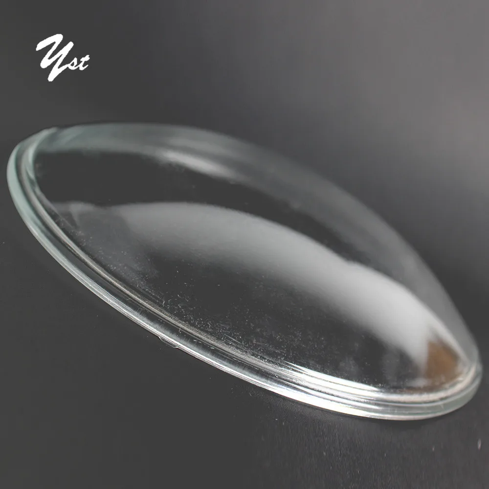 Подгонянный небольшой прессованный ясный/матовый стеклянный круглый абажур лампы