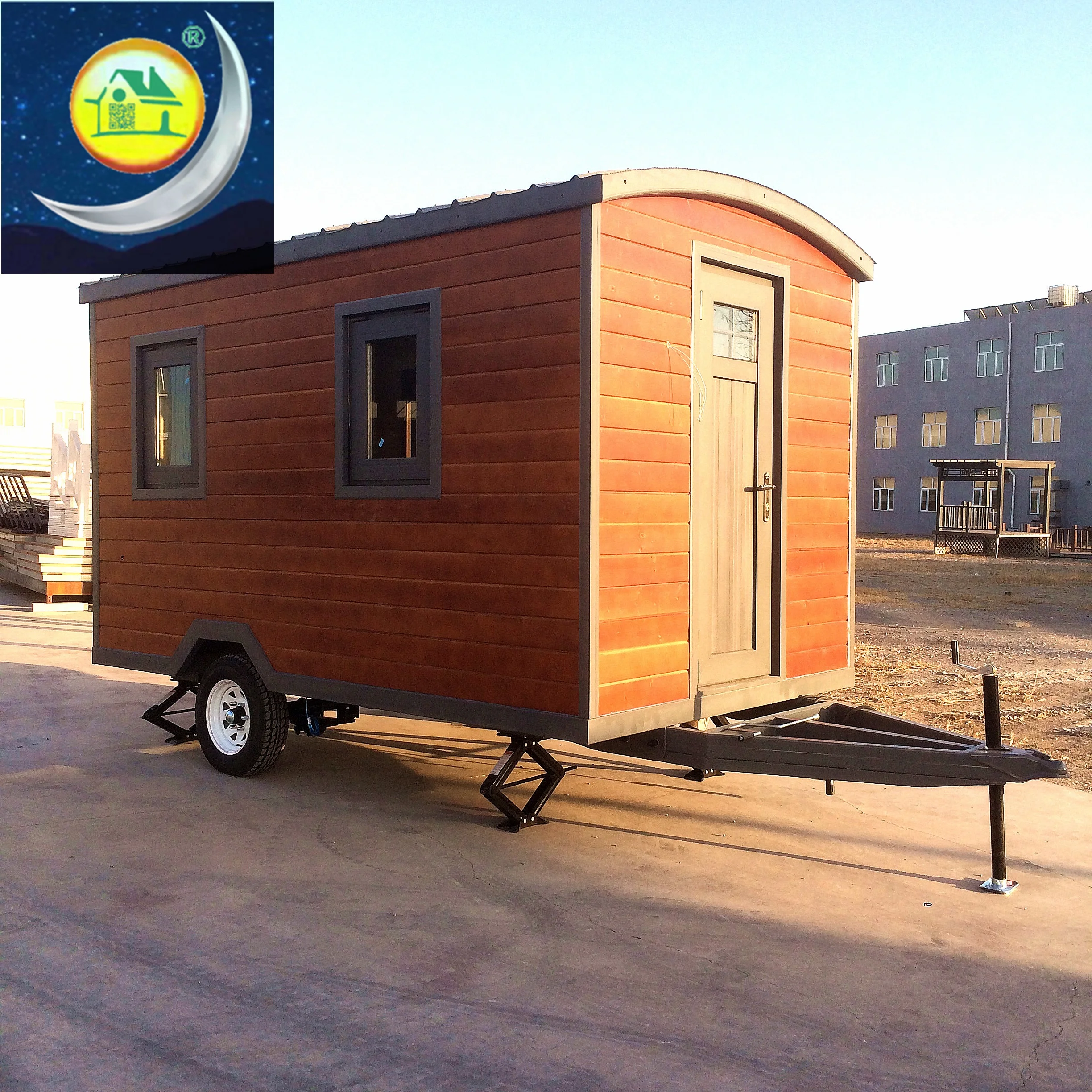 
2019tiny house travel trailer prefab small modular guest house tiny home on wheels prefabricated wooden house romania 