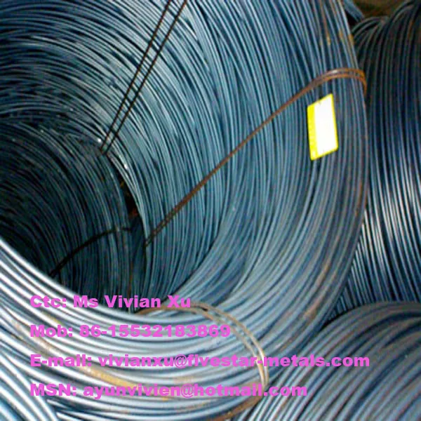 Катанки, горячекатаный стальной стержень катушки завод (SAE1006B, SAE1008B)