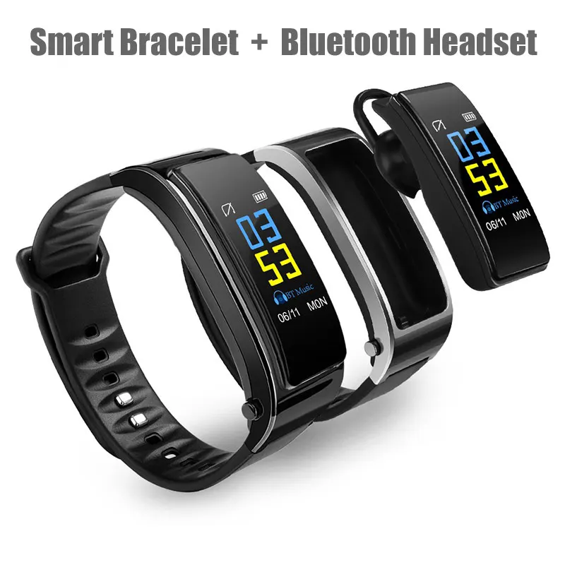 Y3 2 in 1 BT 5.0 Android IOS Smart Bracelet Watch with Wireless Headset