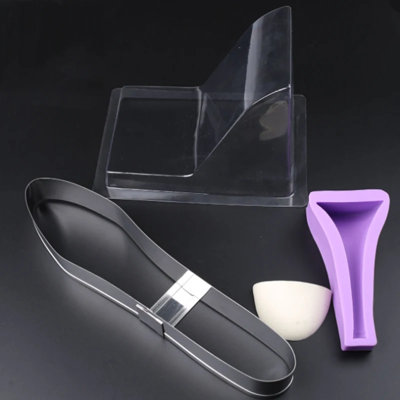 food grade high quality 3d silicone fondant high heel shoe cake mould