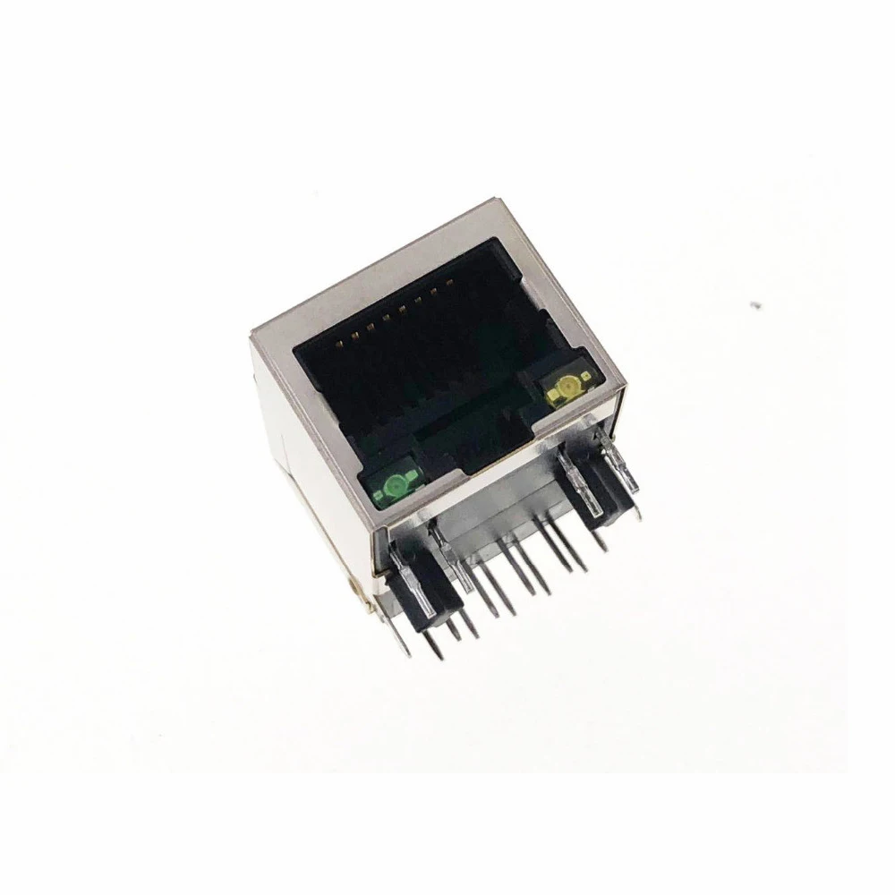 
Горизонтальный фильтр HR911130C HY911130C со световым шрагелем RJ45 Gigabit Ethernet порт  (62071042068)