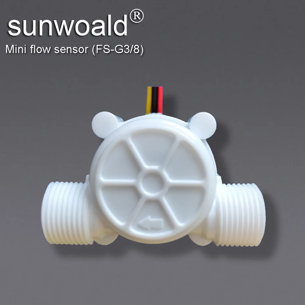 Миниатюрный счетчик расхода воды Sunwoald G3/8 дюймов, датчик обнаружения воды