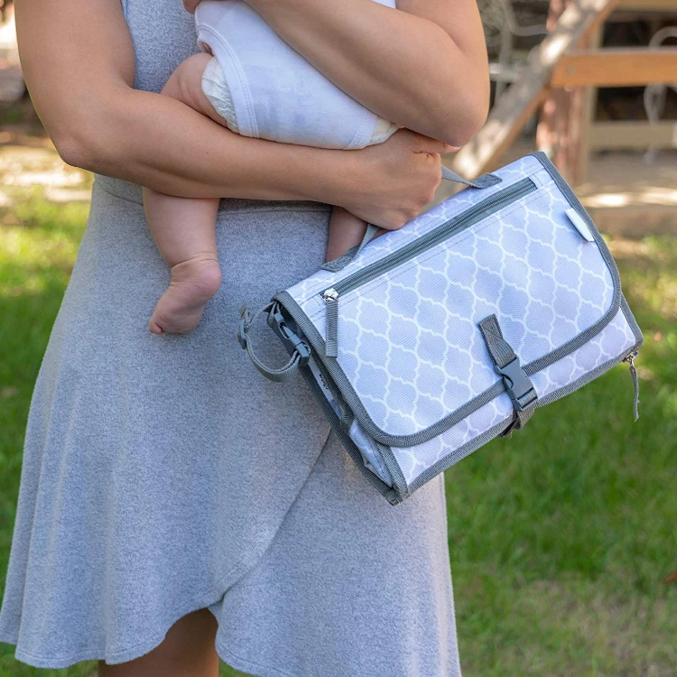 Waterproof Padded Travel Portable Baby Changing Diaper Pad Mat