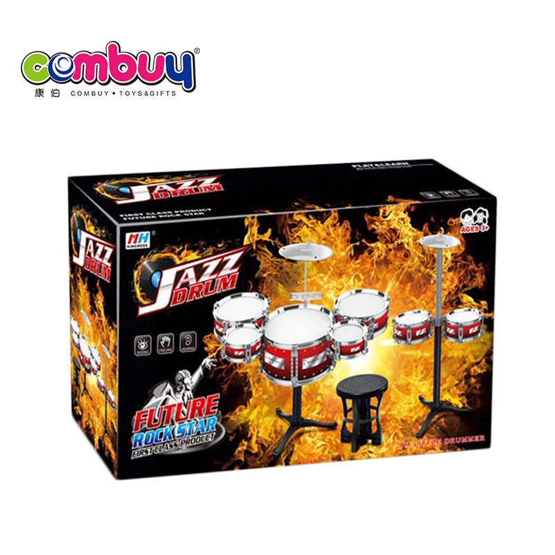 Children play musical instruments mini jazz drum set toy