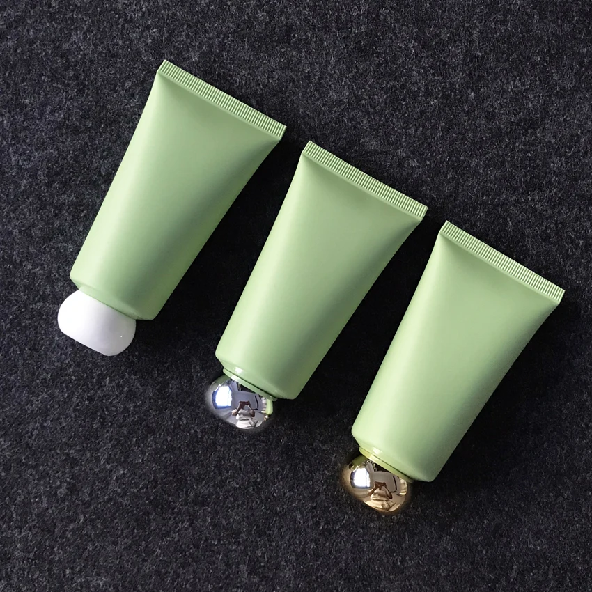 50g Green Frosted empty Facial cleanser soft tube Hand cream Cosmetic hose Aloe vera gel plastic squeeze tube