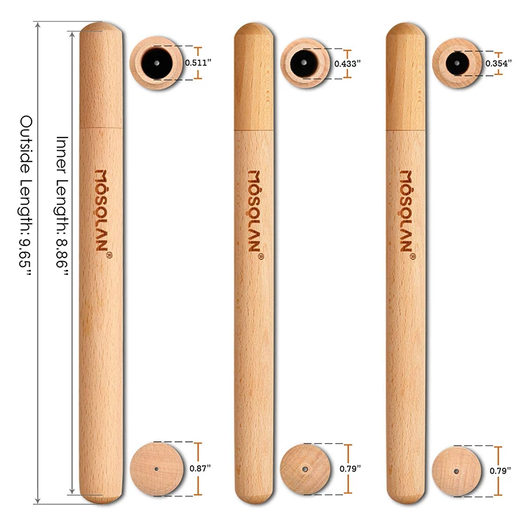 
304 stainless steel straws set,metal straw case with bamboo case beech tube metal straw with brush 