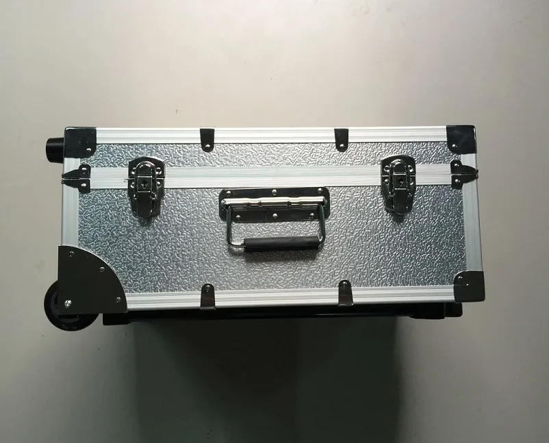 Aluminium Pilot Trolley Case Suitcase Tool Case With Wheels