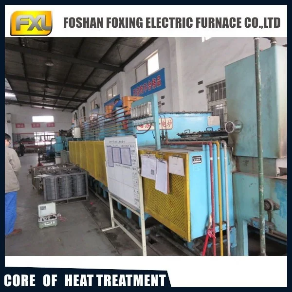 Continuous Muffle Mesh Belt Heat Treatment Furnace for screw