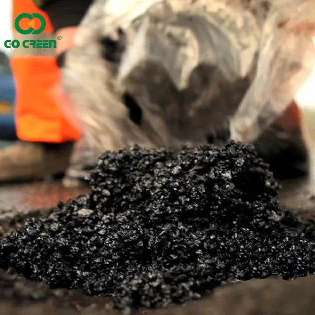 Материал для обслуживания дороги Go Green, заводская цена, высококачественный холодный смешанный асфальт высокого качества для мгновенной дорожной площадки