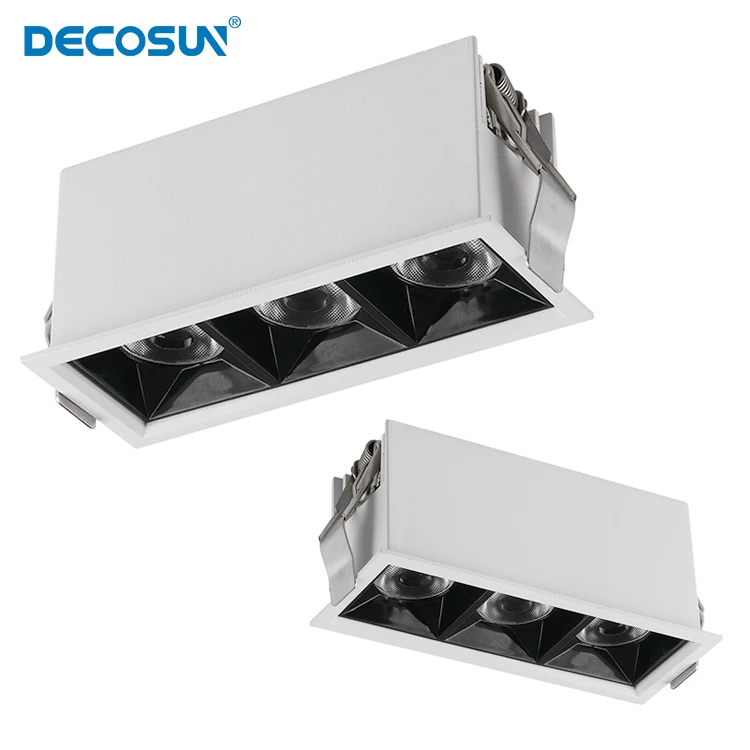 
Embedded aluminum batten lighting cut size l120 w43mm 630lm led cob linear light 9w 