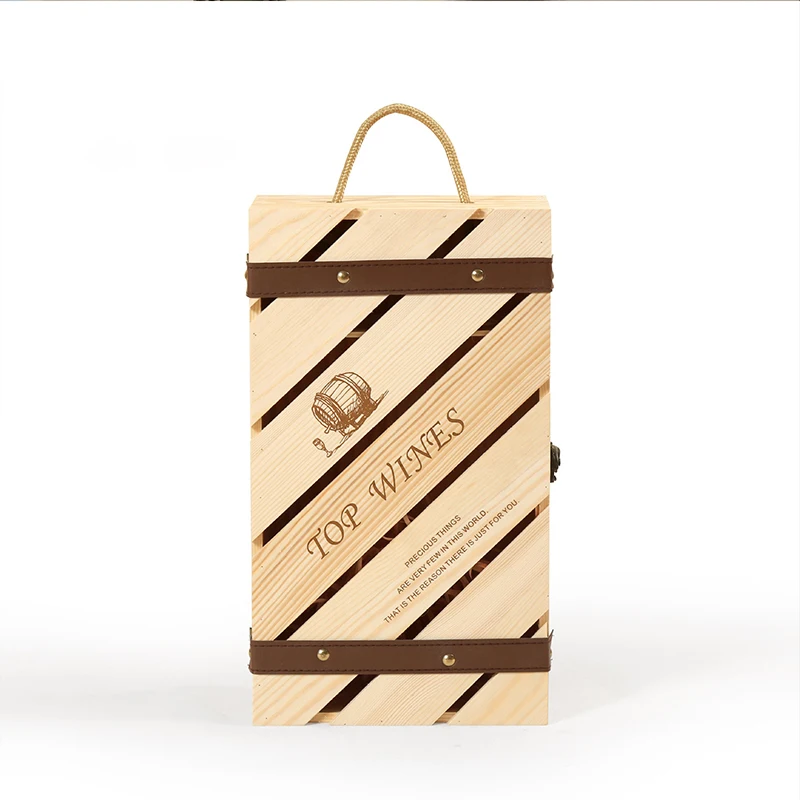 Hot sale Good Quality Customized cheap  wooden wine gift box