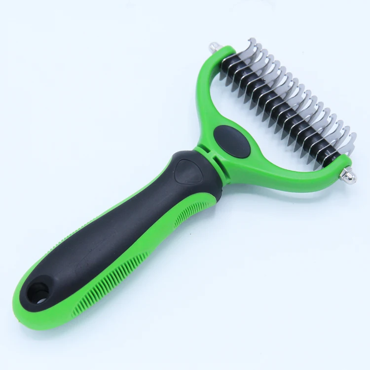
Professional long hair pet shedding brush rake comb dog hair blade 
