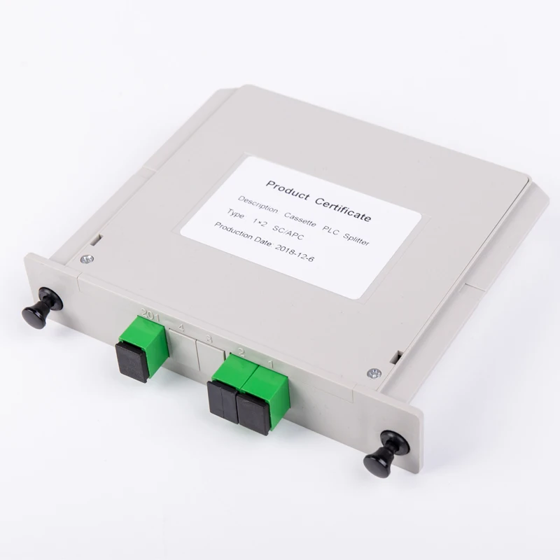 Высокое качество пассивный разделитель plc 1 * N 1x2 1x4 1x8 1x16 1X32 волоконно-оптический Кассетный сплиттер для ftth сетей