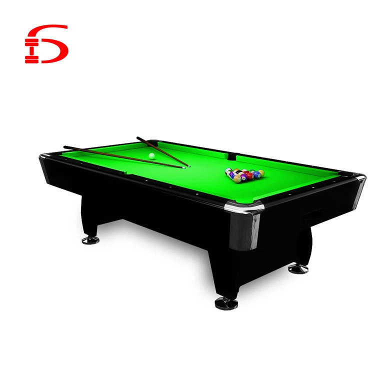 Blue colth Classic  Family Table Sport Game for Boys Girls 8ft wooden pool table