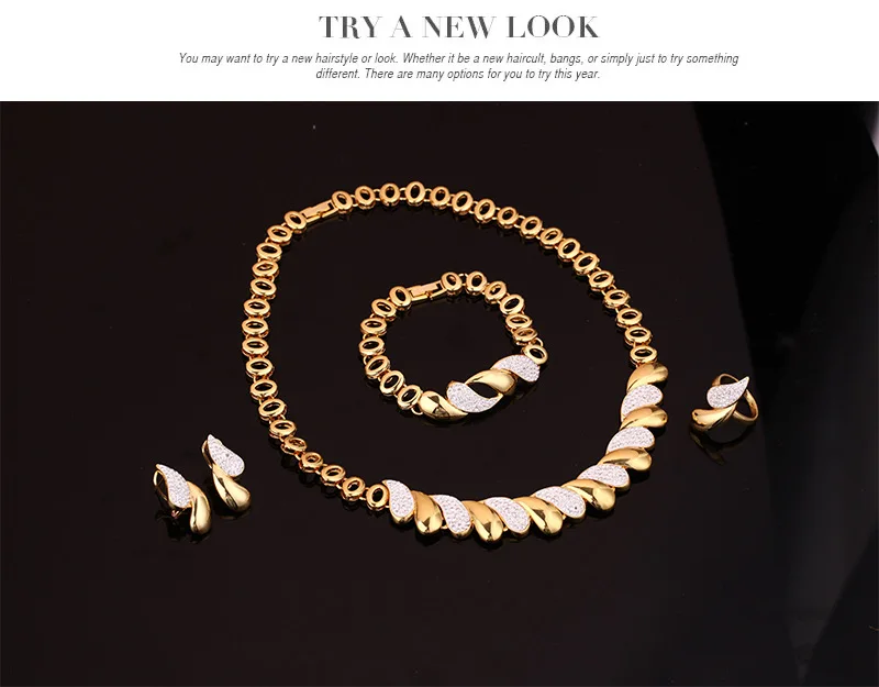 women jewelry set wedding crystal set jewelry fashion jewelry set