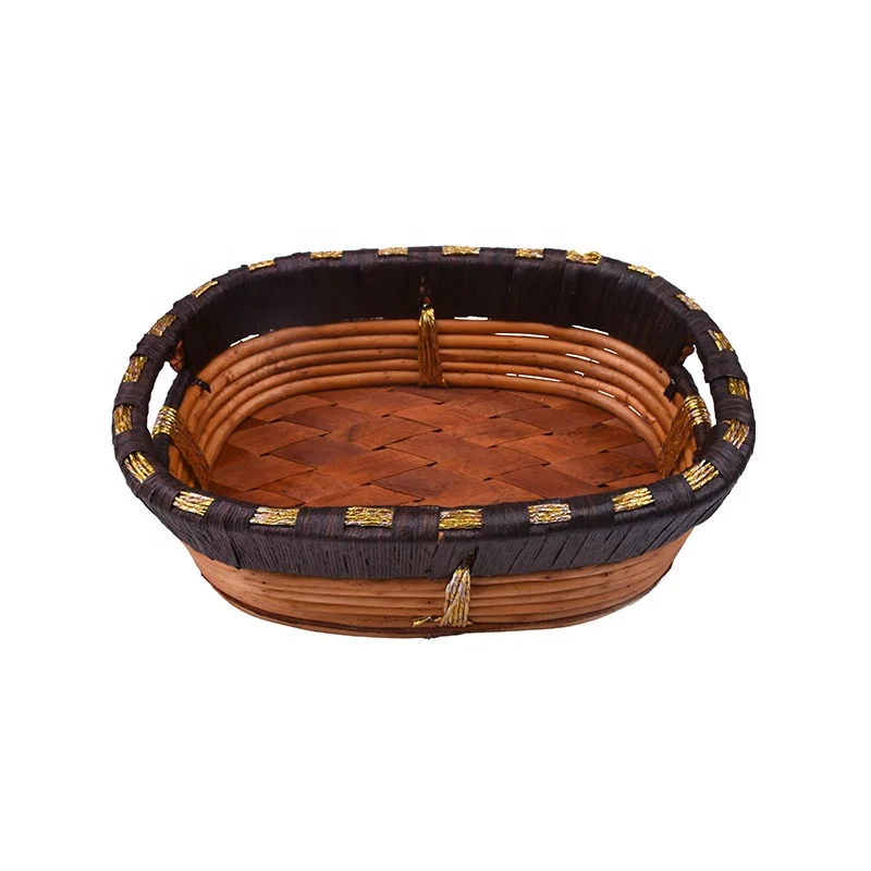 Плетеная подарочная корзина подарок Пикник корзина Набор