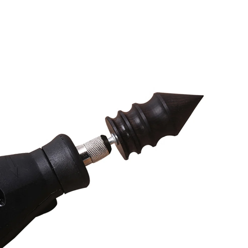 Sandalwood Spiral Stick Leathercraft Tool Leather Edge Burnisher