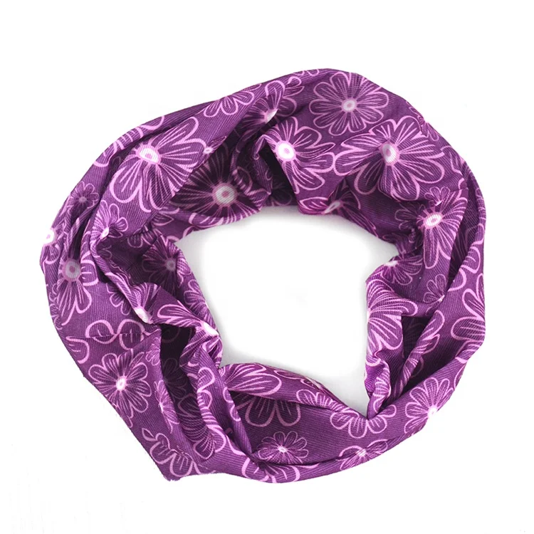 wholesale bandana style sublimation printing tube face veil scarf
