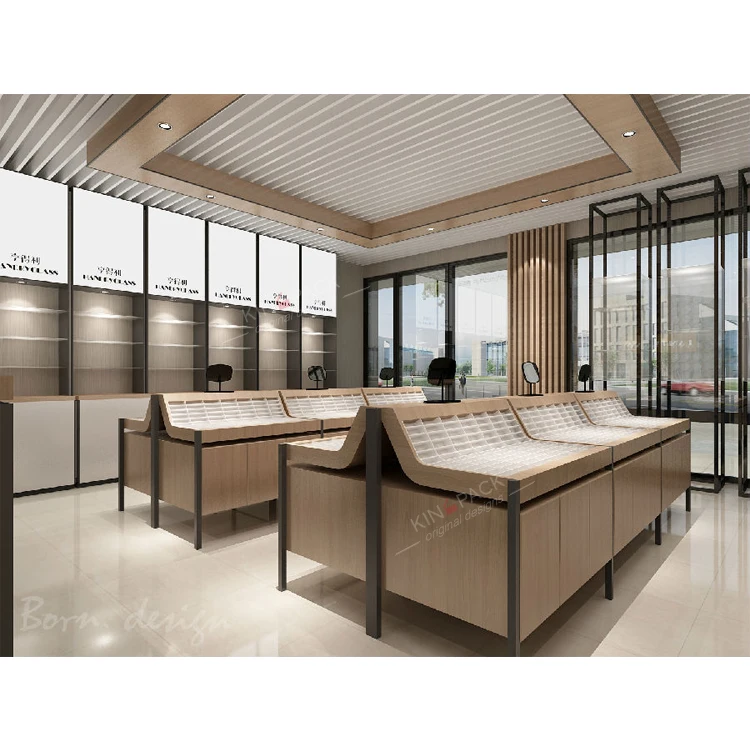 Демонстрационная витрина для очков Настенный Чехол магазин оптической мебели интерьер