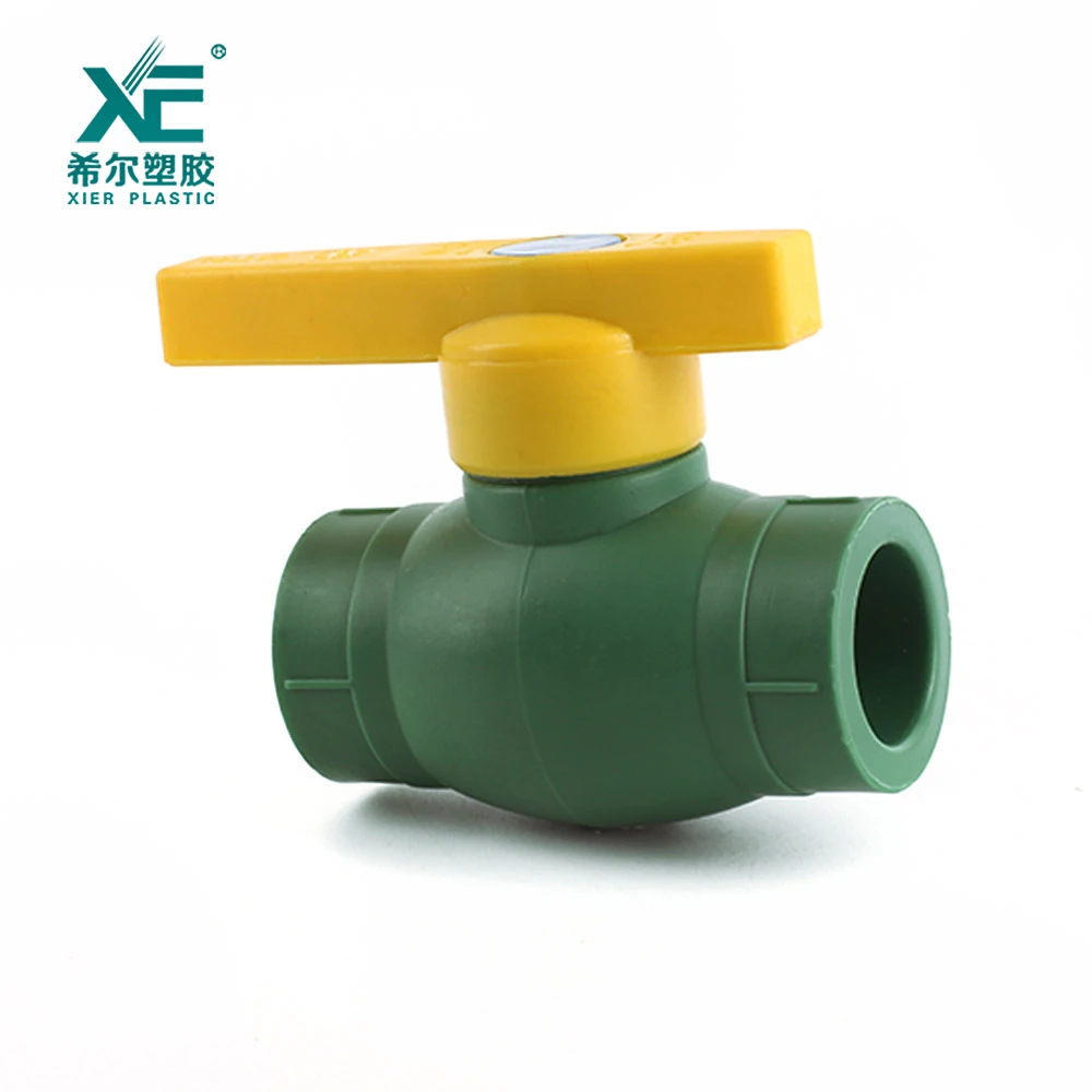 Новое поступление Xeer Хорошая цена профессиональный ppr пластик зеленый шаровой клапан