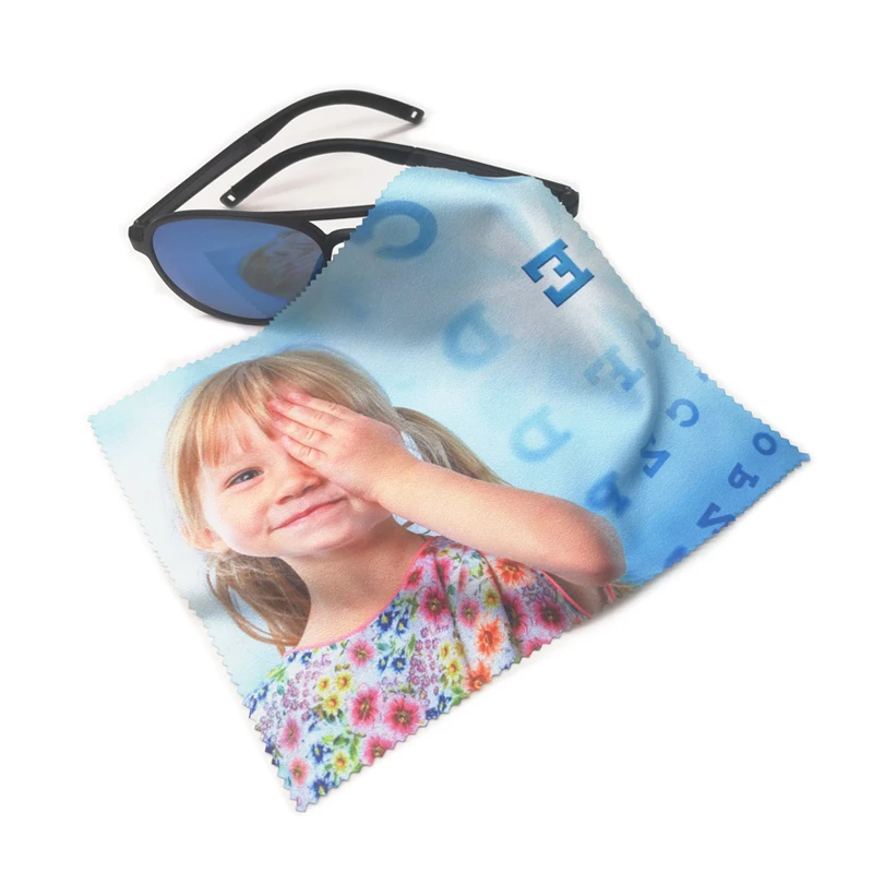 Microfiber Cleaning Cloth for Glasses with Custom Logo Printed