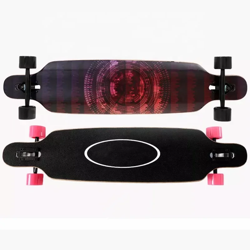 Samples waterproof custom grip tape longboard complete skateboard from China