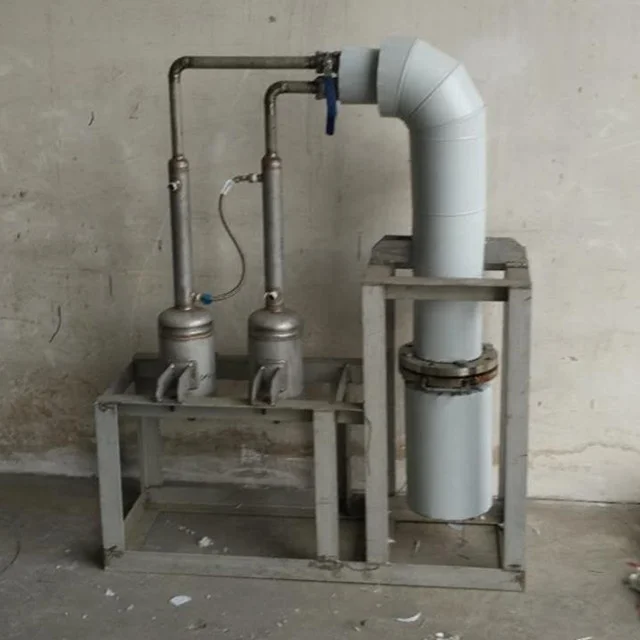 5kg demo small plastic pyrolysis machine to get diesel directly