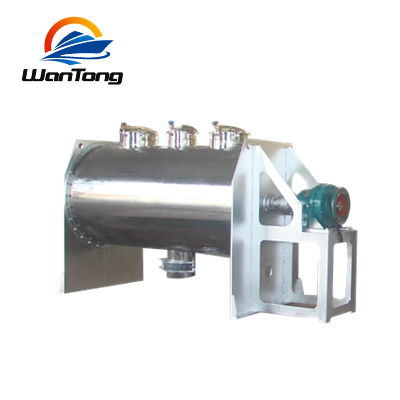 double helical ribbon horizontal mixer