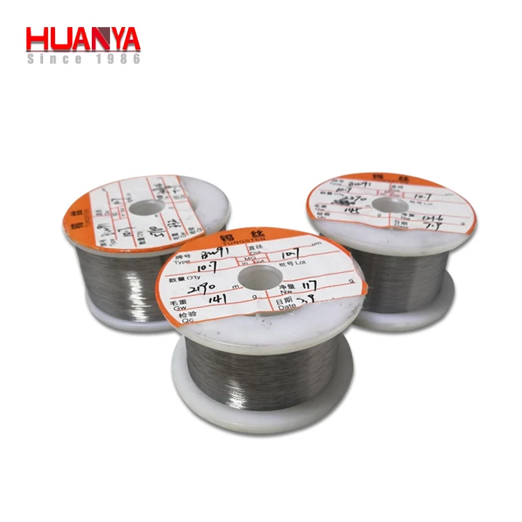 
0.1mm high quality electrolytic clean polishing tungsten wire 