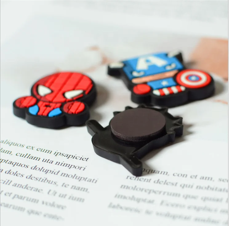 High quality soft PVC Marvel Heroes fridge magnet
