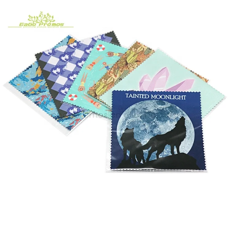 2024 2025 самая популярная акция полноцветная полиэфирная микрофибра ткань для очистки экрана мобильного телефона