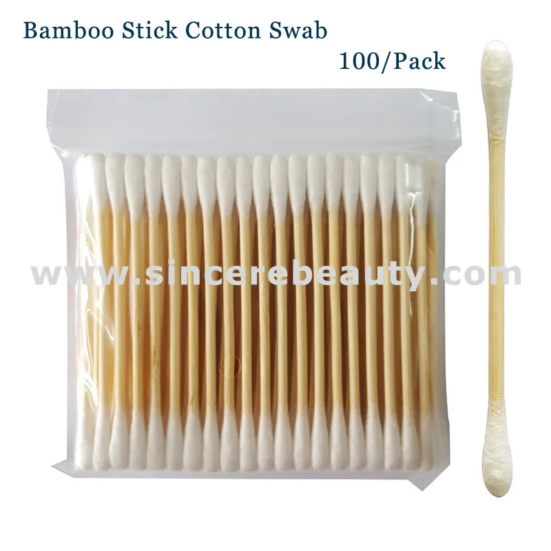 Бамбуковые палочки ватные 200 штук в ящике