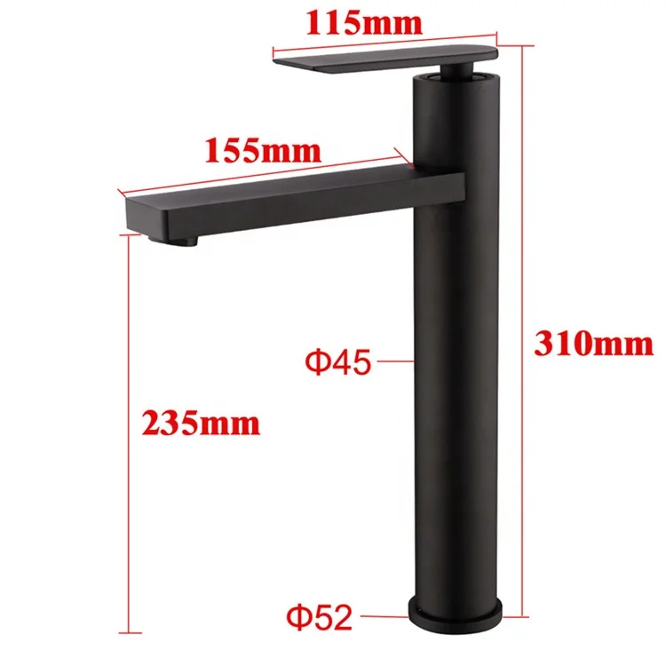 Смеситель для раковины в ванной комнате с одной ручкой, латунный кран для горячей и холодной воды, матовый золотой/черный/хром