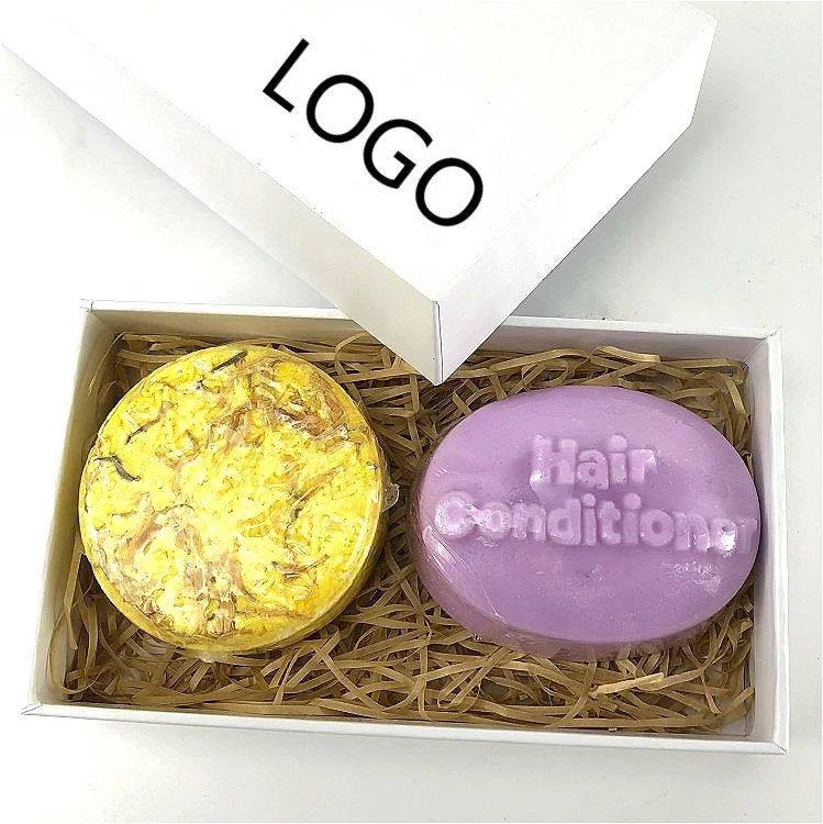 
Hot Sell Custom Handmade Private Label Vegan Organic Natural Hair Solid Soap Shampoo and Conditioner Bar 