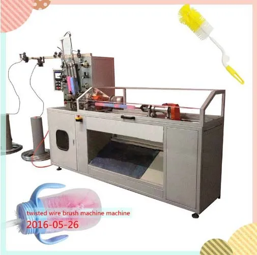 Automatic high speed twisted brush bottle washing brush making machine