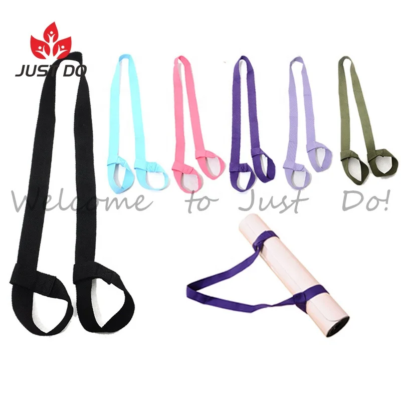 
Cheap Adjustable Cotton Yoga Mat Carrying Strap 