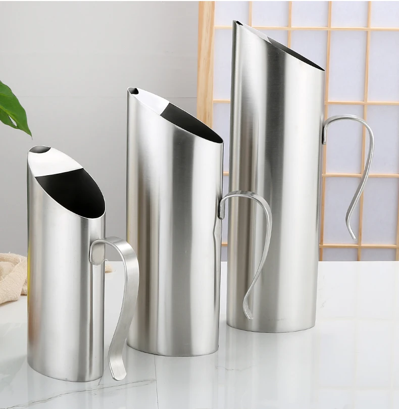 
Luxury Europe Style Kitchen Accessories Dinnerware Sets Stainless Steel Coffee Jug Water pitcher 