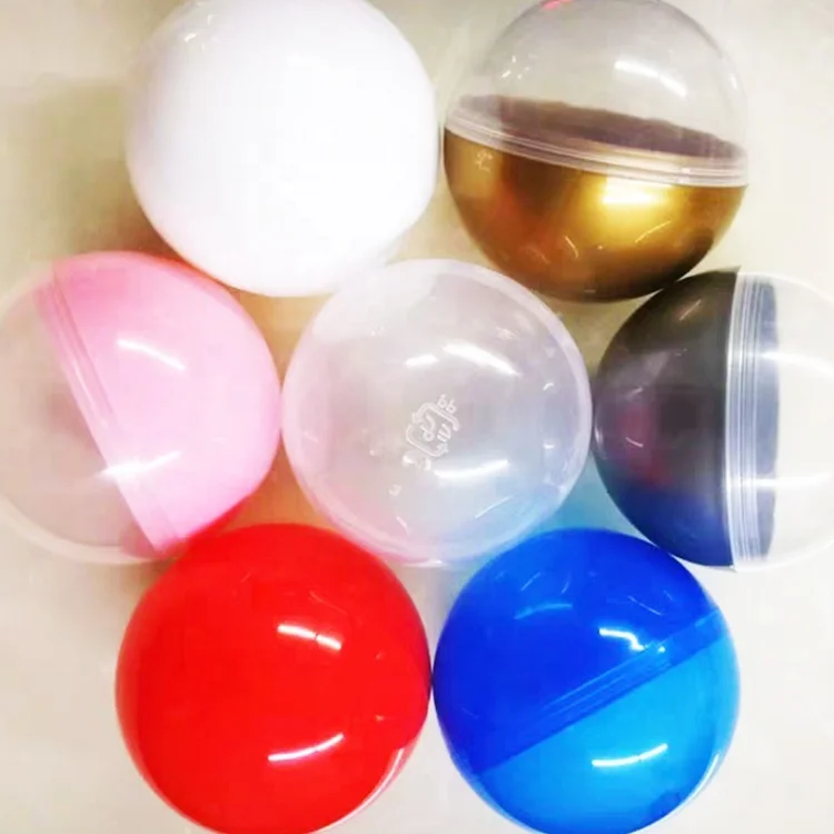 Cheap Small Toy vending machine empty plastic ball egg color capsules