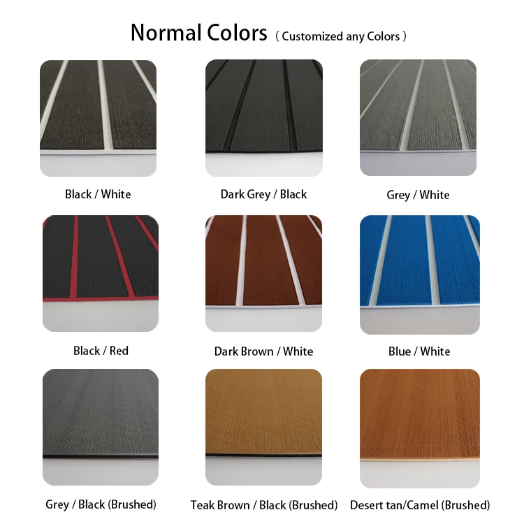 Mingrui желтовато-коричневый деревянный матовый текстурные самоклеющиеся Нескользящие колода Материал EVA Понтонный катер морской полов