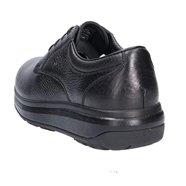 HBA10  black color hospital care central medicare genuine mustang leather comfortable high quality shoes Antibacterial washable