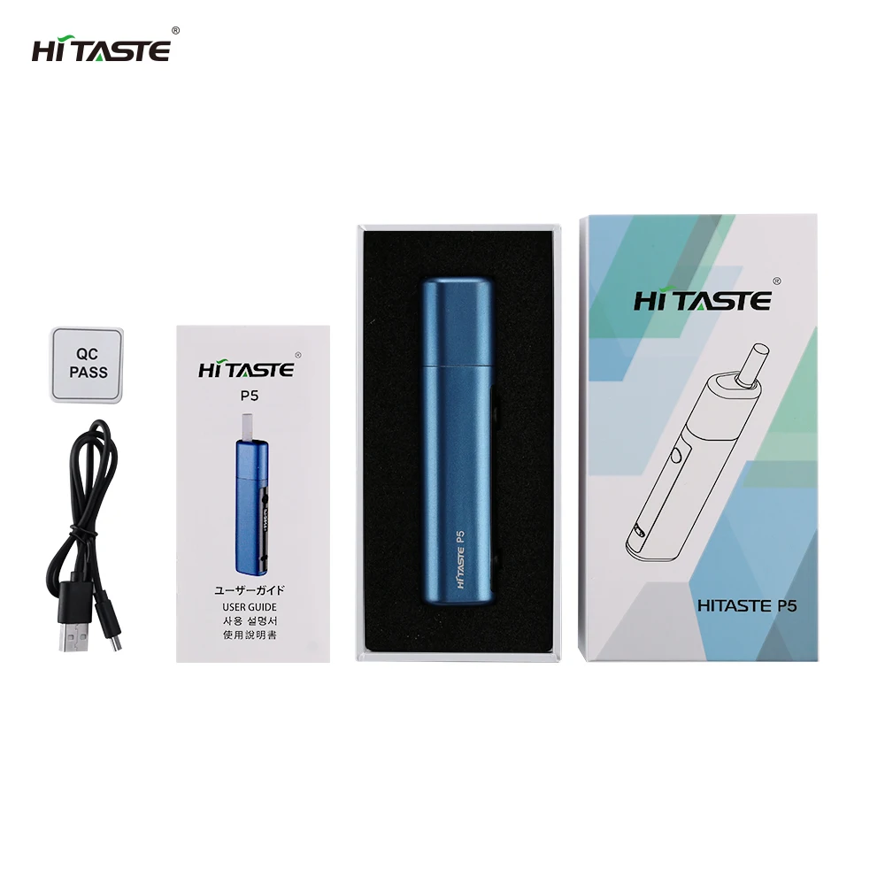 Hitaste P5 Tobacco Smoking Device Starter Kit Dry Burning Electronic Cigarette With Gift Box
