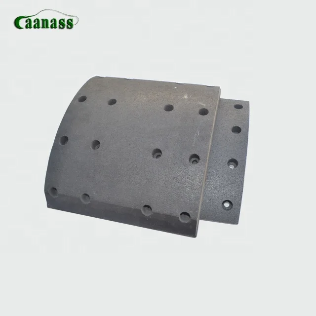 Без асбеста для автобуса, грузовика, прицепа задняя Передняя Тормозная накладка барабана