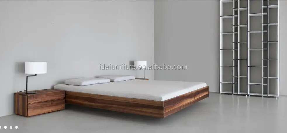 Американского дуба/орех/ясень древесины современным деревянная двуспальная