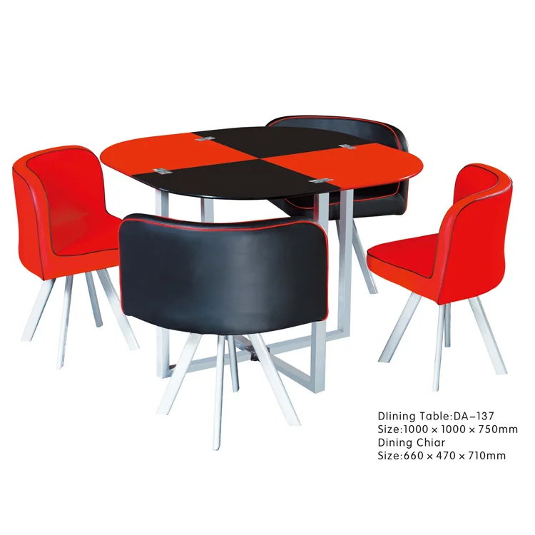 Дешевый оптовый стеклянный обеденный стол с 4 стульями и 6 стульями в ресторане